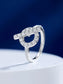 Bague chic "Lettre Q" en argent 925