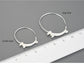 Boucles d'oreilles "Teckel" en argent 925