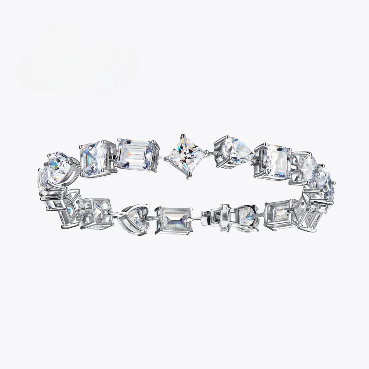 Bracelet "Diamonds" en Argent Sterling