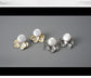 Boucles d'oreilles baroques "Pearl" en Argent 925