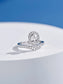 Bague "Drop" en argent 925