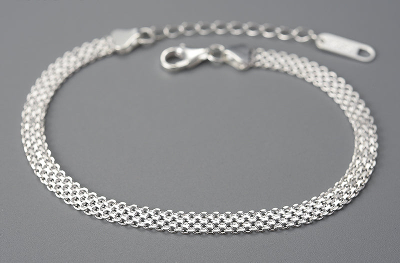 Bracelet chaîne en argent 925