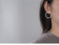 Boucles d'oreilles "Cercles" en argent 925