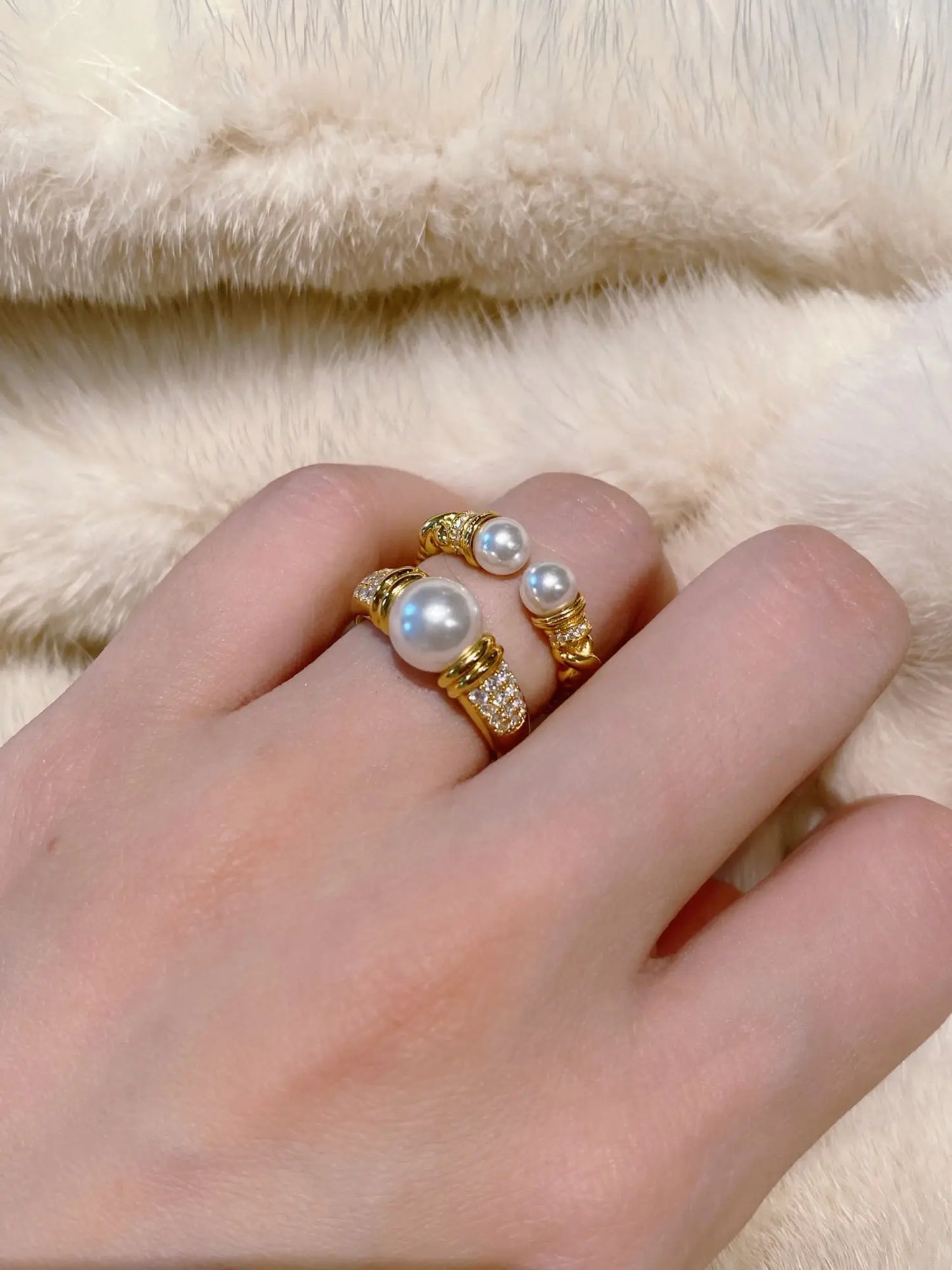 Bague "Pearl" en argent 925