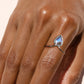 Bague "Goute d'Eau" en argent 925