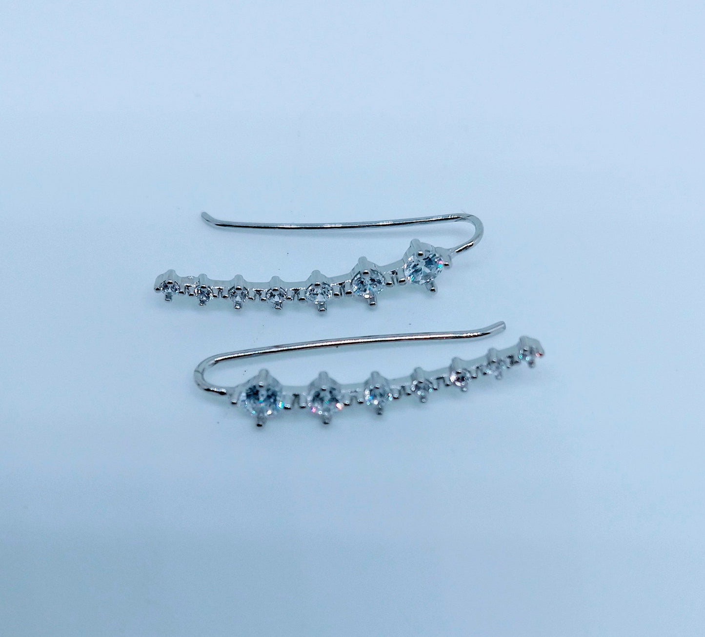 Boucles d'oreilles en argent sterling assorties de zircones