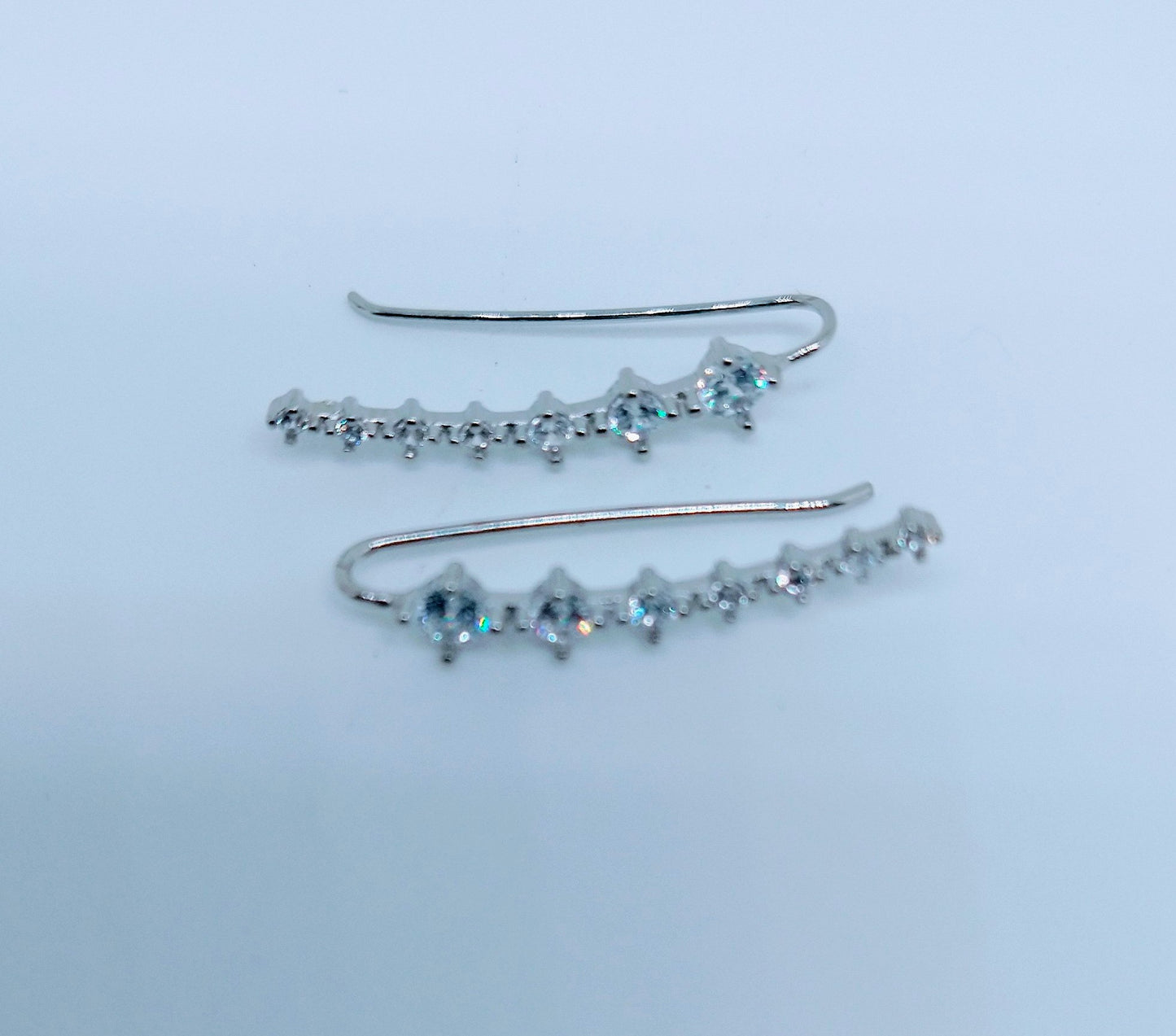 Boucles d'oreilles en argent sterling assorties de zircones