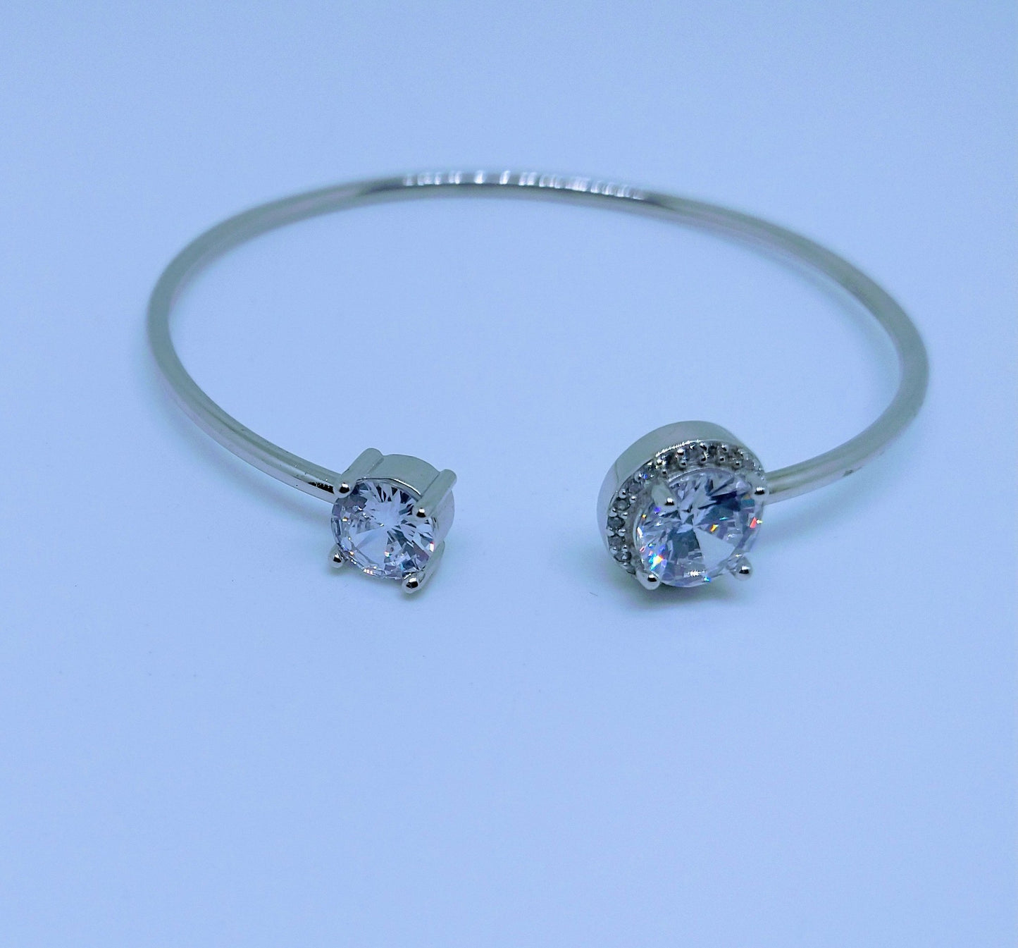 Bracelet jonc "Brillance" en Argent Sterling 925